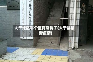 大宁地区哪个区有疫情了(大宁县最新疫情)