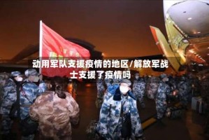 动用军队支援疫情的地区/解放军战士支援了疫情吗