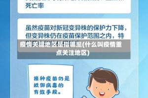 疫情关键地区是指哪里(什么叫疫情重点关注地区)