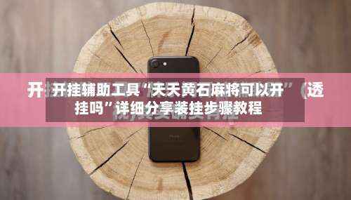 开挂辅助工具“天天黄石麻将可以开挂吗”详细分享装挂步骤教程-第1张图片