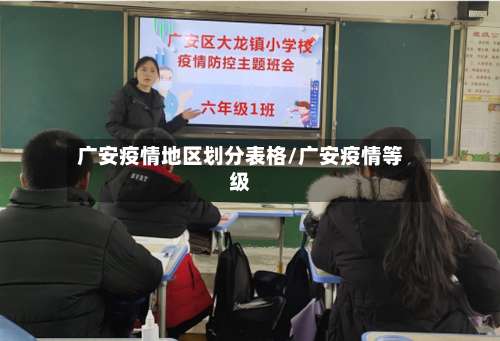 广安疫情地区划分表格/广安疫情等级-第2张图片