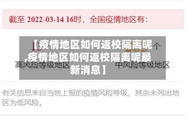 【疫情地区如何返校隔离呢,疫情地区如何返校隔离呢最新消息】-第1张图片