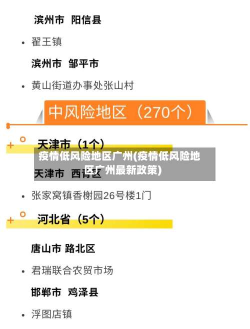 疫情低风险地区广州(疫情低风险地区广州最新政策)-第3张图片