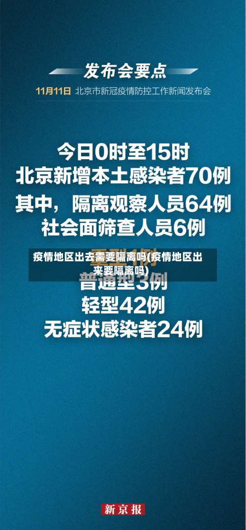 疫情地区出去需要隔离吗(疫情地区出来要隔离吗)-第1张图片