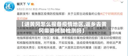 【进黄冈怎么报备疫情地区,返乡去黄冈需要核酸检测吗】-第1张图片