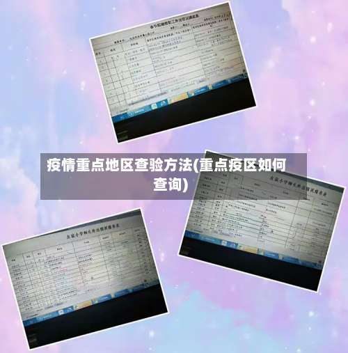 疫情重点地区查验方法(重点疫区如何查询)-第1张图片