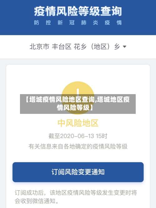 【塔城疫情风险地区查询,塔城地区疫情风险等级】-第1张图片
