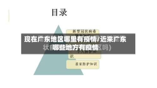 现在广东地区哪里有疫情/近来广东哪些地方有疫情-第2张图片