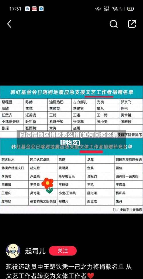 向疫情地区捐款怎么捐(如何向疫区捐赠物资)-第2张图片